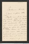 Nachlass Franz Steindachner, Brief von Victor Lopez de Seoane an Franz Steindachner (02.02.1880), Inv.Nr. 311.02, Seite 1